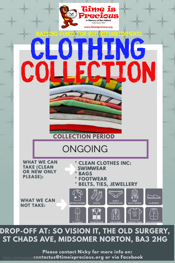 Clothing Collection ongoing